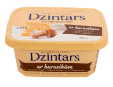 Dzintars kausētais siers ar baravikām 200 g